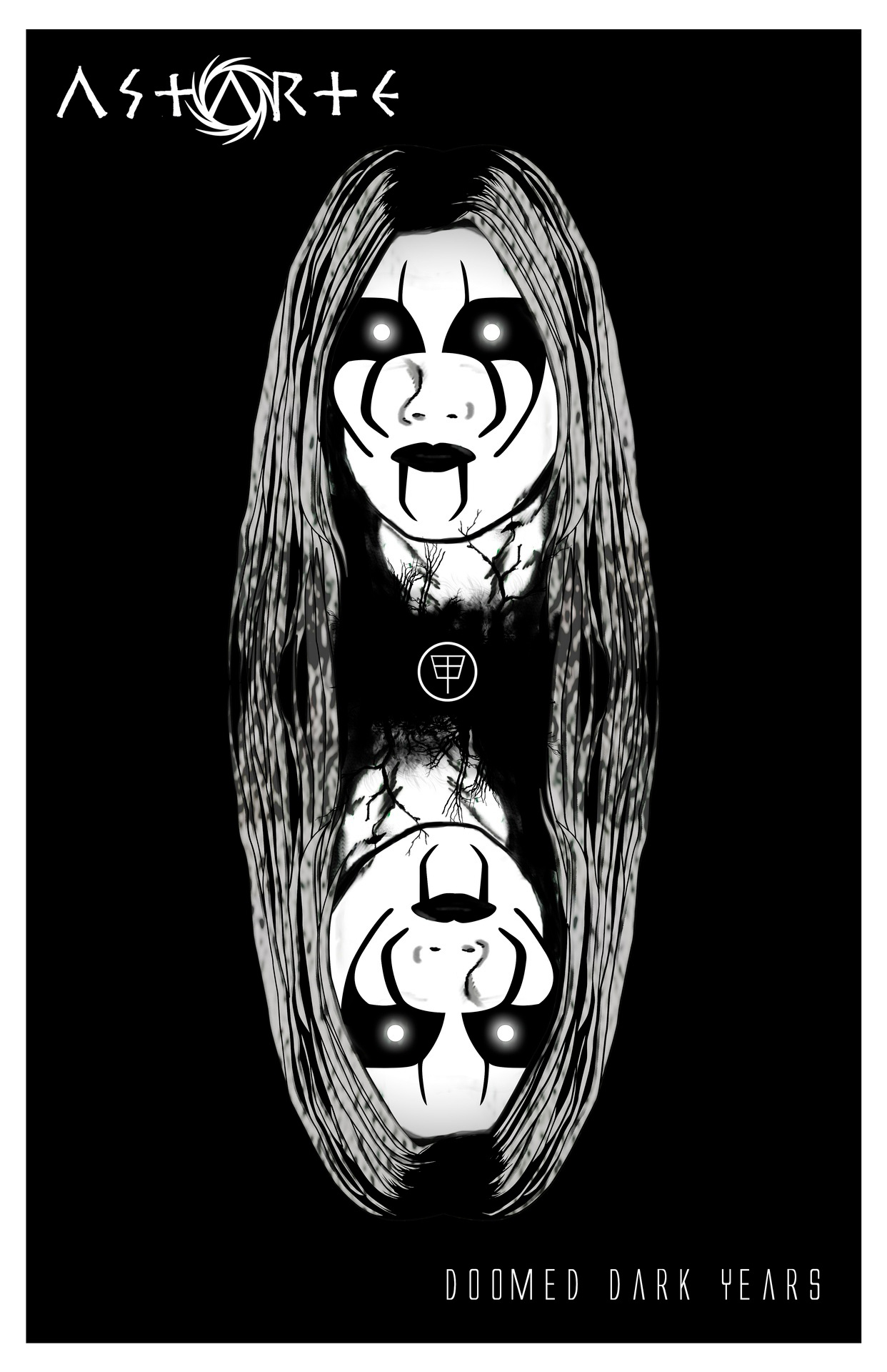 astarte_doomed_dark_years_music_poster_artwork_design_blvvsh_studio